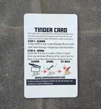 GRIM WORKSHOP®: Quick Start Tinder Card
